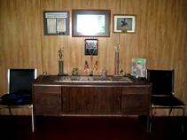 Von Asgard's reception area welcomes you.